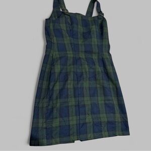 Vintage 1990s Plaid Pinafore Dress Women’s Small Made in USA